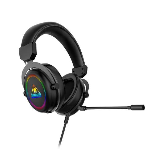Casti Gaming Kruger&Matz Warrior GH-50, iluminare RGB, Microfon (Negru) 1 Casti Gaming Kruger&Matz Warrior GH-50, iluminare RGB, Microfon (Negru)