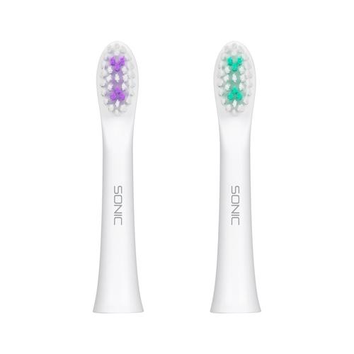 Set 2 capete pentru periuta de dinti sonica TEESA SONIC LITE, Teesa (Alb) 1 Set 2 capete pentru periuta de dinti sonica TEESA SONIC LITE, Teesa (Alb)