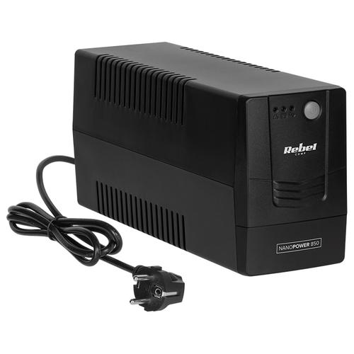 UPS Offline Nanopower 850 (850VA/480W), Negru, Rebel 1 UPS Offline Nanopower 850 (850VA/480W), Negru, Rebel
