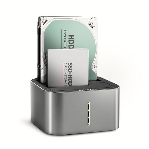 Docking Station Axagon ADSA-DC, HDD/SSD 2.5inch/3.5inch, SATA III, USB 3.2 Gen 1 (Gri) 1 Docking Station Axagon ADSA-DC, HDD/SSD 2.5inch/3.5inch, SATA III, USB 3.2 Gen 1 (Gri)