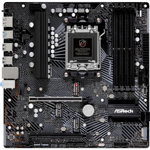 Placa de baza ASRock B650M PG LIGHTNING, AM5, DDR5, mATX