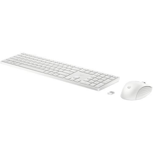 Kit Tastatura + Mouse Wireless HP 650, Bluetooth, USB Receiver (Alb) 1 Kit Tastatura + Mouse Wireless HP 650, Bluetooth, USB Receiver (Alb)