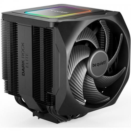 Cooler CPU be quiet! Dark Rock Elite, 1x 135mm, 2000 rpm, iluminare RGB, PWM (Negru) 1 Cooler CPU be quiet! Dark Rock Elite, 1x 135mm, 2000 rpm, iluminare RGB, PWM (Negru)