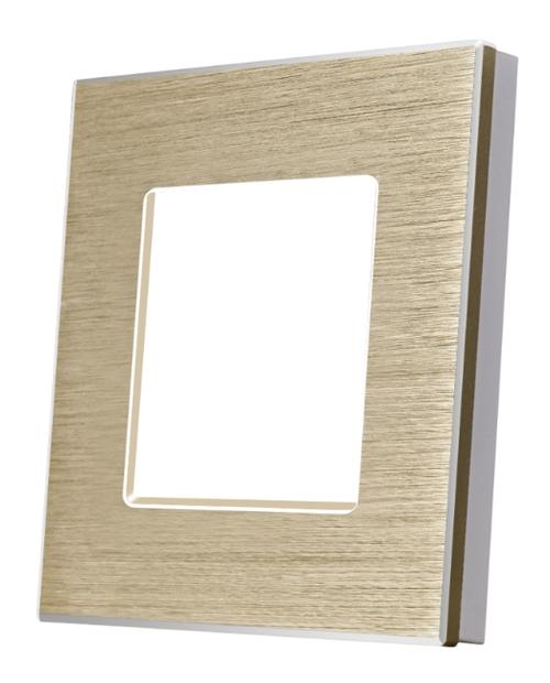Rama Simpla din Aluminiu LUXION (Auriu) 1 Rama Simpla din Aluminiu LUXION (Auriu)