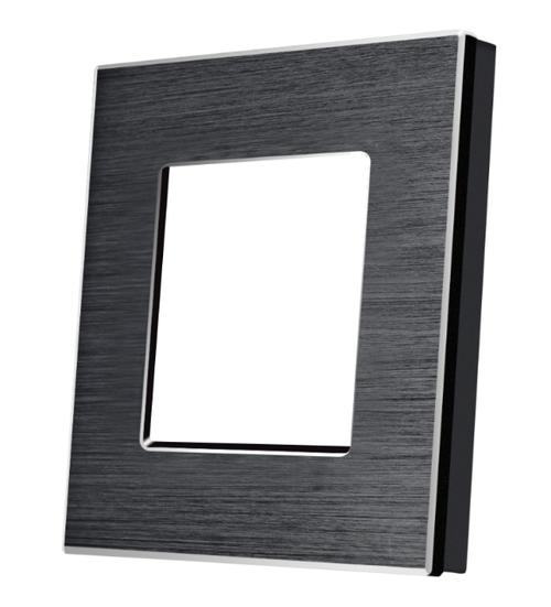 Rama Simpla din Aluminiu LUXION (Negru) 1 Rama Simpla din Aluminiu LUXION (Negru)