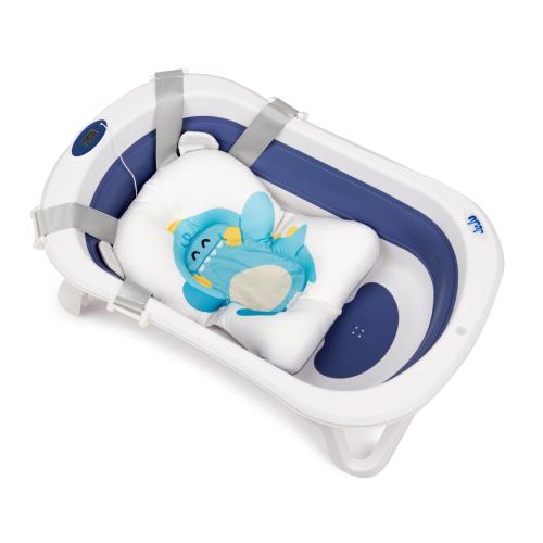 Cadita bebelusi Juju AquaSplash, 0+ luni, pliabila, cu pernuta detasabila, termometru electronic incorporat, dop scurgere, picioruse antiderapante, design ergonomic, Albastru 1 Cadita bebelusi Juju AquaSplash, 0+ luni, pliabila, cu pernuta detasabila, termometru electronic incorporat, dop scurgere, picioruse antiderapante, design ergonomic, Albastru