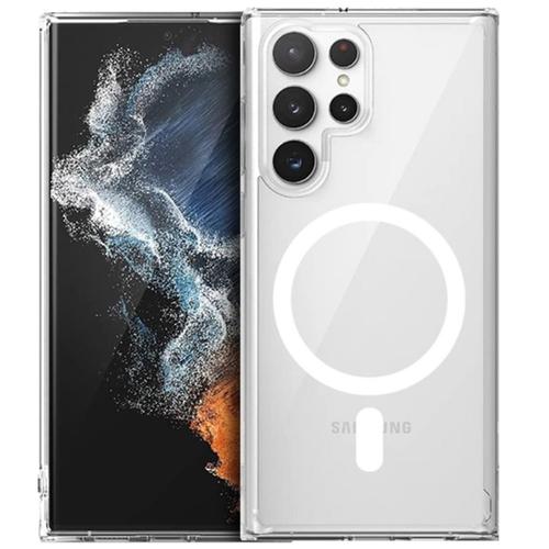 Husa Devia Pure Clear Magnetic Shockproof compatibila cu Samsung Galaxy S24 Ultra, Transparent 1 Husa Devia Pure Clear Magnetic Shockproof compatibila cu Samsung Galaxy S24 Ultra, Transparent