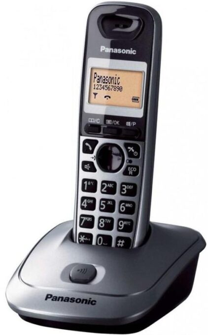 Telefon Fix Panasonic KX-TG2511PDM, display LCD, memorie 50 numere, 5 melodii (Gri) 1 Telefon Fix Panasonic KX-TG2511PDM, display LCD, memorie 50 numere, 5 melodii (Gri)