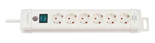 Prelungitor Brennenstuhl 154786 Premium-Line, 6 prize Schuko, 3m, intrerupator (Alb) 1 Prelungitor Brennenstuhl 154786 Premium-Line, 6 prize Schuko, 3m, intrerupator (Alb)