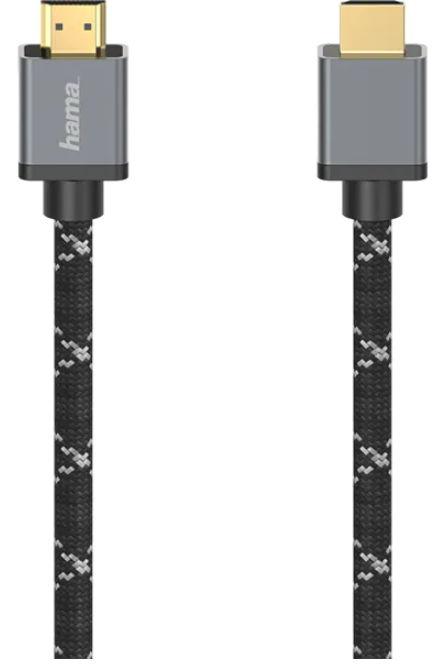 Cablu HAMA 205239, HDMI - HDMI, 8K HDR, placat aur (Negru/Gri) 1 Cablu HAMA 205239, HDMI - HDMI, 8K HDR, placat aur (Negru/Gri)