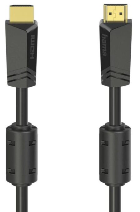 Cablu Hama 205009, HDMI - HDMI, 4k, Ethernet, 10 metri, aurit (Negru) 1 Cablu Hama 205009, HDMI - HDMI, 4k, Ethernet, 10 metri, aurit (Negru)