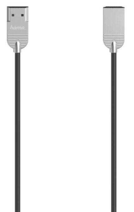Cablu Hama 205020, HDMI - HDMI, 4k, Ethernet, 1 metru (Negru) 1 Cablu Hama 205020, HDMI - HDMI, 4k, Ethernet, 1 metru (Negru)