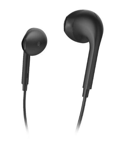 Casti Stereo Hama Glow, Microfon, conectare Lightning (Negru) 1 Casti Stereo Hama Glow, Microfon, conectare Lightning (Negru)