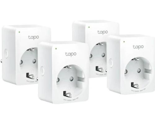 Pachet 4 prize inteligente TP-Link Mini Tapo P110, Wi-Fi, monitorizare energie, control vocal, compatibil Android/iOS, Amazon Alexa si Google Assistant (Alb) 1 Pachet 4 prize inteligente TP-Link Mini Tapo P110, Wi-Fi, monitorizare energie, control vocal, compatibil Android/iOS, Amazon Alexa si Google Assistant (Alb)