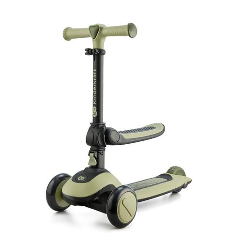 Trotineta copii 2-in-1 cu sezut KinderKraft Halley, Verde 1 Trotineta copii 2-in-1 cu sezut KinderKraft Halley, Verde