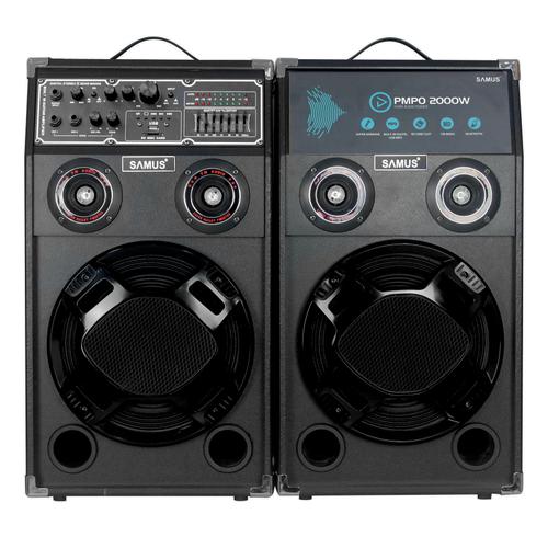 Set boxe audio Samus TWIN SOUND 10, 200 W, Egalizator 7 benzi, Bluetooth, AUX, USB, Card SD (Negru) 1 Set boxe audio Samus TWIN SOUND 10, 200 W, Egalizator 7 benzi, Bluetooth, AUX, USB, Card SD (Negru)