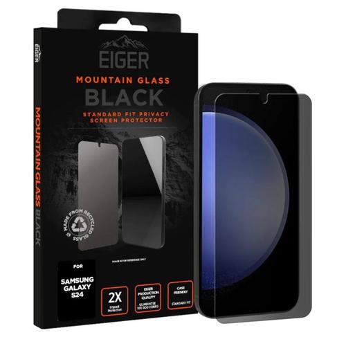 Folie de protectie Eiger Sticla 2.5D Mountain Glass Privacy pentru Galaxy S24, Negru 1 Folie de protectie Eiger Sticla 2.5D Mountain Glass Privacy pentru Galaxy S24, Negru
