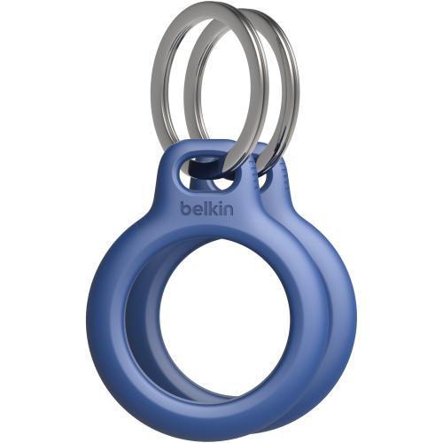 Suport securizat Belkin cu inel pentru AirTag Apple, 2 bucati, Albastru 1 Suport securizat Belkin cu inel pentru AirTag Apple, 2 bucati, Albastru