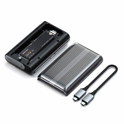 Carcasa pemtru memorie externa Satechi USB4 NVMe SSD Satechi Pro Enclosure, Gri 1 Carcasa pemtru memorie externa Satechi USB4 NVMe SSD Satechi Pro Enclosure, Gri