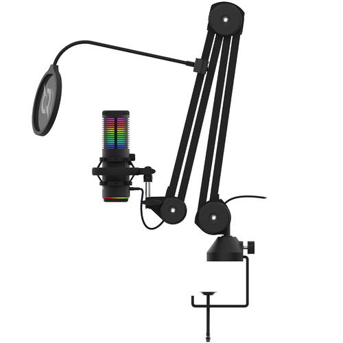 Microfon AQIRYS Galileo, cardioid & omnidirectional, USB-C (Negru) 1 Microfon AQIRYS Galileo, cardioid & omnidirectional, USB-C (Negru)