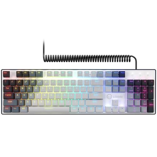 Tastatura Gaming Mecanica Lorgar Azar 514 RGB, iluminare RGB, Layout EN (Alb) 1 Tastatura Gaming Mecanica Lorgar Azar 514 RGB, iluminare RGB, Layout EN (Alb)
