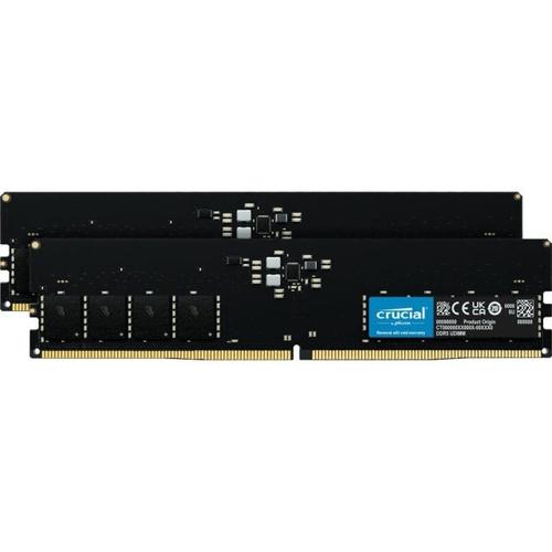 Kit memorii RAM Crucial, Dual Channel, 2x32GB, DDR5, Negru 1 Kit memorii RAM Crucial, Dual Channel, 2x32GB, DDR5, Negru