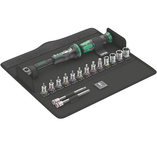 Cheie dinamometrica cu tubulare si biti, 16 piese, 290mm, 1/4inch, 2.5-25 Nm, Wera Bicycle Set Torque 1 1 Cheie dinamometrica cu tubulare si biti, 16 piese, 290mm, 1/4inch, 2.5-25 Nm, Wera Bicycle Set Torque 1