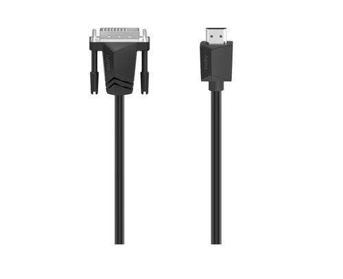 Cablu video Hama 200715, DVI - HDMI, 1.5 m (Negru) 1 Cablu video Hama 200715, DVI - HDMI, 1.5 m (Negru)