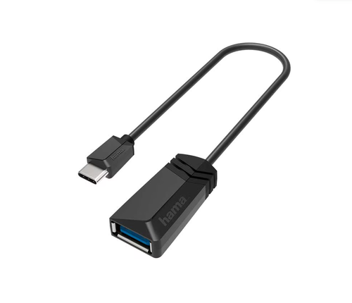 Adaptor Hama 200312, USB-A - USB Type-C (Negru) 1 Adaptor Hama 200312, USB-A - USB Type-C (Negru)