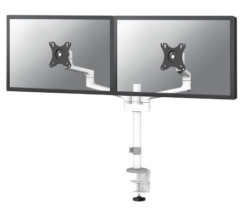 Suport 2 monitoare Neomounts DS60-425WH2, 17inch-27inch, 16 kg, VESA 75x75, 100x100 (Alb)