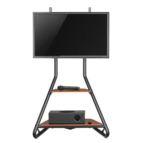 Stand Maclean MC-455, doua nivele inaltime, 37inch-75inch, 40 kg (Negru) 1 Stand Maclean MC-455, doua nivele inaltime, 37inch-75inch, 40 kg (Negru)