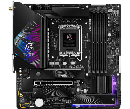 Placa de baza ASRock Phantom Gaming Z890M RIPTIDE WIFI, DDR5, mATX, LGA 1851, Intel Z890