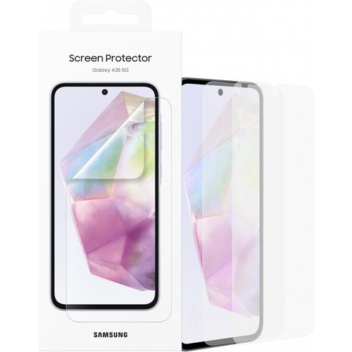 Folie De Protectie Ecran Pentru Samsung Galaxy A35 5G A356, Plastic, Set 2 Bucati EF-UA356CTEGWW (Transparent) 1 Folie De Protectie Ecran Pentru Samsung Galaxy A35 5G A356, Plastic, Set 2 Bucati EF-UA356CTEGWW (Transparent)