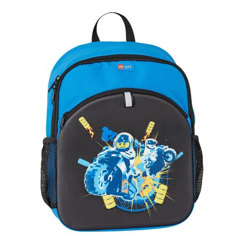 Rucsac LEGO M-Line, cu buzunar frontal, design City Race (Negru) 1 Rucsac LEGO M-Line, cu buzunar frontal, design City Race (Negru)