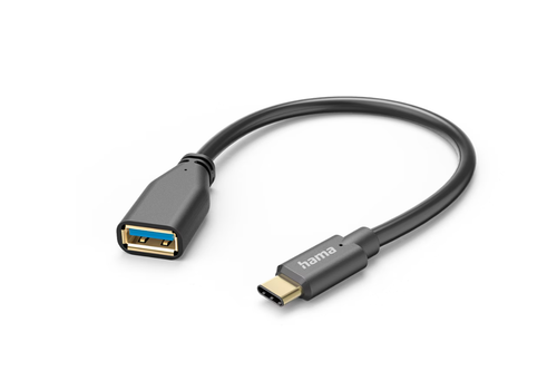 Cablu adaptor Hama 201605, USB Type-C - USB A, 150mm (Negru) 1 Cablu adaptor Hama 201605, USB Type-C - USB A, 150mm (Negru)