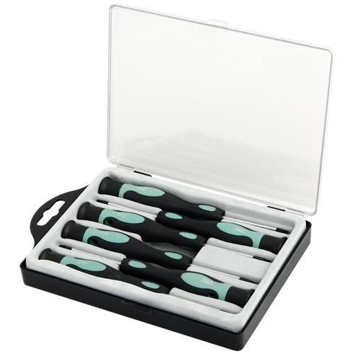 Set 6 Surubelnite de precizie, LogiLink, Otel, Negru/Verde deschis 1 Set 6 Surubelnite de precizie, LogiLink, Otel, Negru/Verde deschis