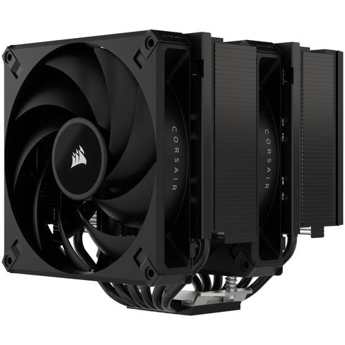 Cooler CPU Corsair A115 Twin Tower, 2x 140mm, 1600 rpm (Negru) 1 Cooler CPU Corsair A115 Twin Tower, 2x 140mm, 1600 rpm (Negru)
