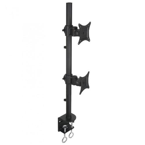 Suport universal de birou Techly ICA-LCD 350-D, pentru doua monitoare, 13 - 27 inch (Negru)