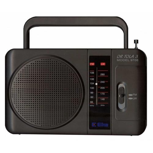 Radio portabil Eltra Tola, FM, Jack 3.5 mm (Negru) 1 Radio portabil Eltra Tola, FM, Jack 3.5 mm (Negru)
