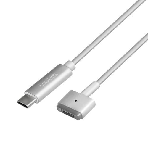Cablu alimentare LOGILINK compatibil cu Apple, USB Type-C la tip Apple MagSafe2, 1.8m (Argintiu) 1 Cablu alimentare LOGILINK compatibil cu Apple, USB Type-C la tip Apple MagSafe2, 1.8m (Argintiu)