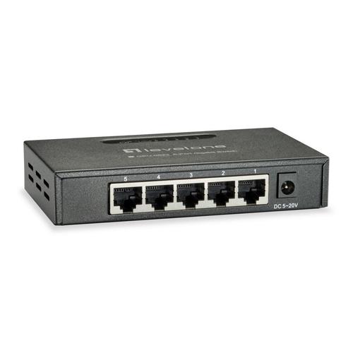 Switch Level One GEU-0523, 5 Porturi Gigabit (Negru) 1 Switch Level One GEU-0523, 5 Porturi Gigabit (Negru)