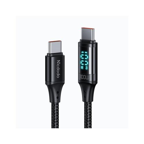 Cablu Type-C la Type-C Mcdodo Digital HD 1.2m (Negru) 1 Cablu Type-C la Type-C Mcdodo Digital HD 1.2m (Negru)