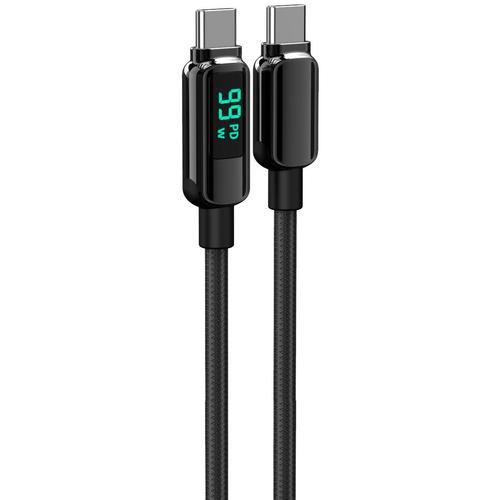 Cablu de date Lemontti LEMDDTCF100N, Type-C la Type-C, Fast Charge, 100W, 2m, Negru 1 Cablu de date Lemontti LEMDDTCF100N, Type-C la Type-C, Fast Charge, 100W, 2m, Negru