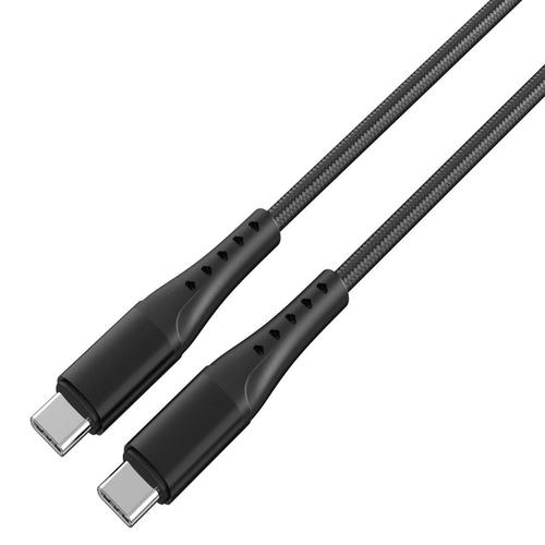 Cablu de date Lemontti LEMCSTCF602MN, Type-C la Type-C, Fast Charge, PD 60W, 2m, Negru 1 Cablu de date Lemontti LEMCSTCF602MN, Type-C la Type-C, Fast Charge, PD 60W, 2m, Negru