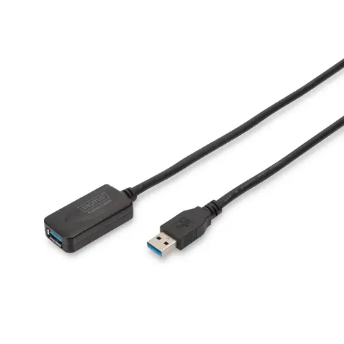 Cablu activ prelungitor USB 3.0 5m Digitus 1 Cablu activ prelungitor USB 3.0 5m Digitus