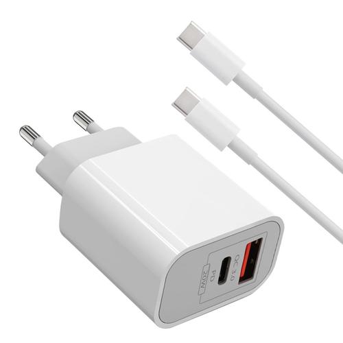 Incarcator Retea Lemontti LIRFCQCPD20WA, 20W, Fast Charge, 1 x PD Type-C + 1 x USB-A Quick Charge 3.0, cablu Type-C-Type-C 20W, 1m (Alb) 1 Incarcator Retea Lemontti LIRFCQCPD20WA, 20W, Fast Charge, 1 x PD Type-C + 1 x USB-A Quick Charge 3.0, cablu Type-C-Type-C 20W, 1m (Alb)