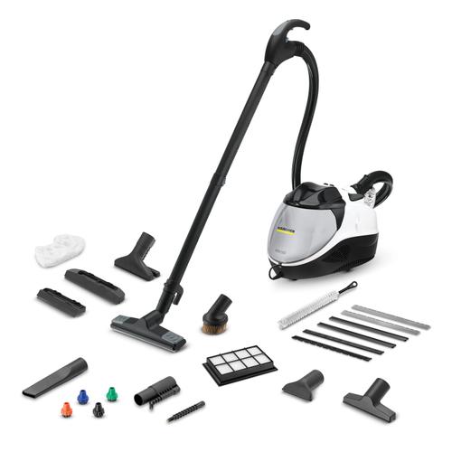 Aspirator cu abur Karcher SV 7, 2200 W, 4 bar (Alb/Negru)