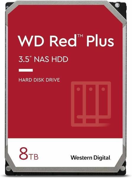 HDD Western Digital Red Plus, 8TB, SATA-III, 5640 rpm, 3.5inch 1 HDD Western Digital Red Plus, 8TB, SATA-III, 5640 rpm, 3.5inch