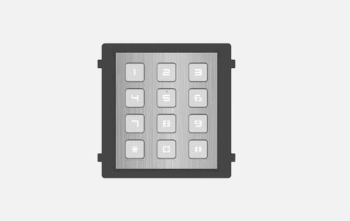 Modul de extensie videointerfon cu tastatura Hikvision DS-KD- KP/S, permite formarea codului de apartament sau a codului de acces; montaj aplicat sau ingropat (accesoriile de montaj nu sunt incluse); iluminare pe timp de noapte; protectie: IP65, IK7 1 Modul de extensie videointerfon cu tastatura Hikvision DS-KD- KP/S, permite formarea codului de apartament sau a codului de acces; montaj aplicat sau ingropat (accesoriile de montaj nu sunt incluse); iluminare pe timp de noapte; protectie: IP65, IK7