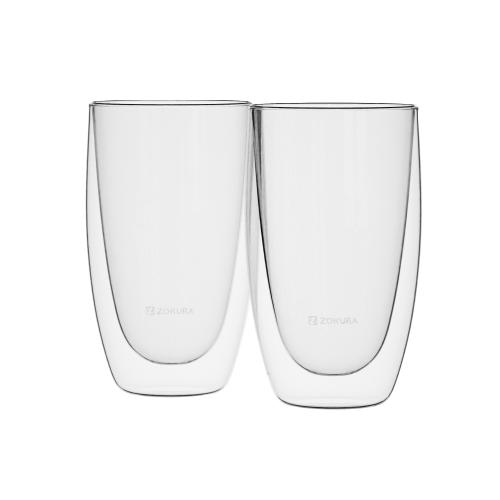 Set 2 pahare, cu perete dublu, 350ml - Zokura 1 Set 2 pahare, cu perete dublu, 350ml - Zokura